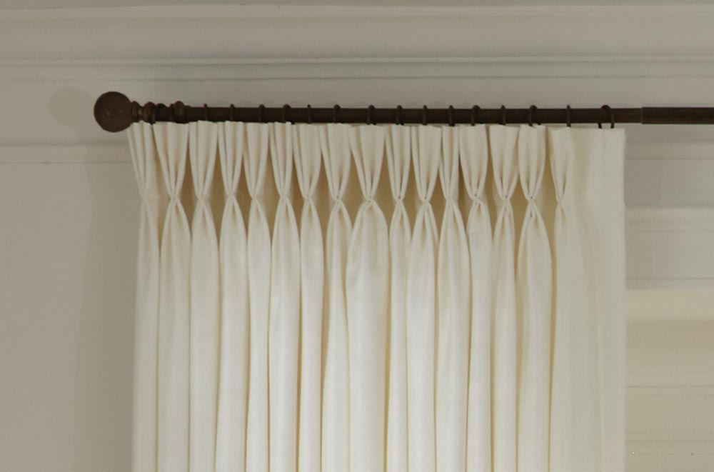FRENCH PLEATED DRAPERIES​